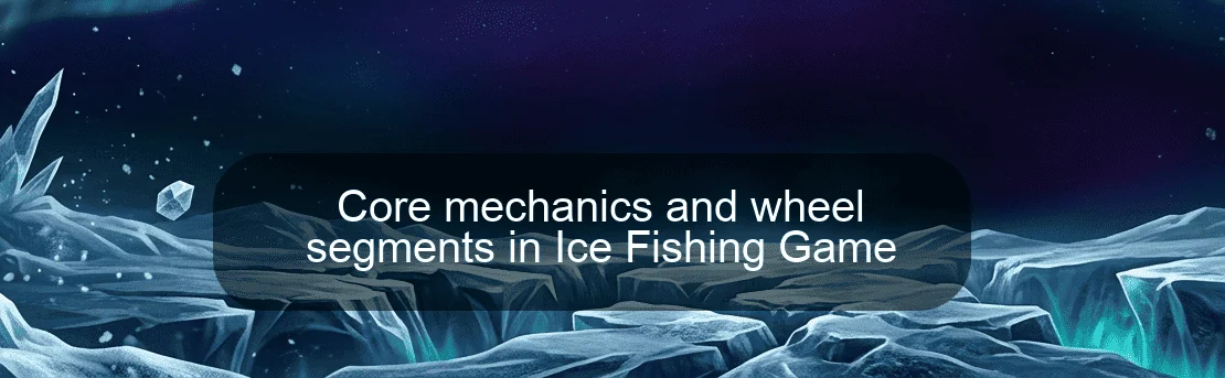 Core mechanics and wheel segments in Ice Fishing Game Core mechanics and wheel segments in Ice Fishing Game
